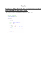 C++ Worksheet With answer ExamClass.pdf